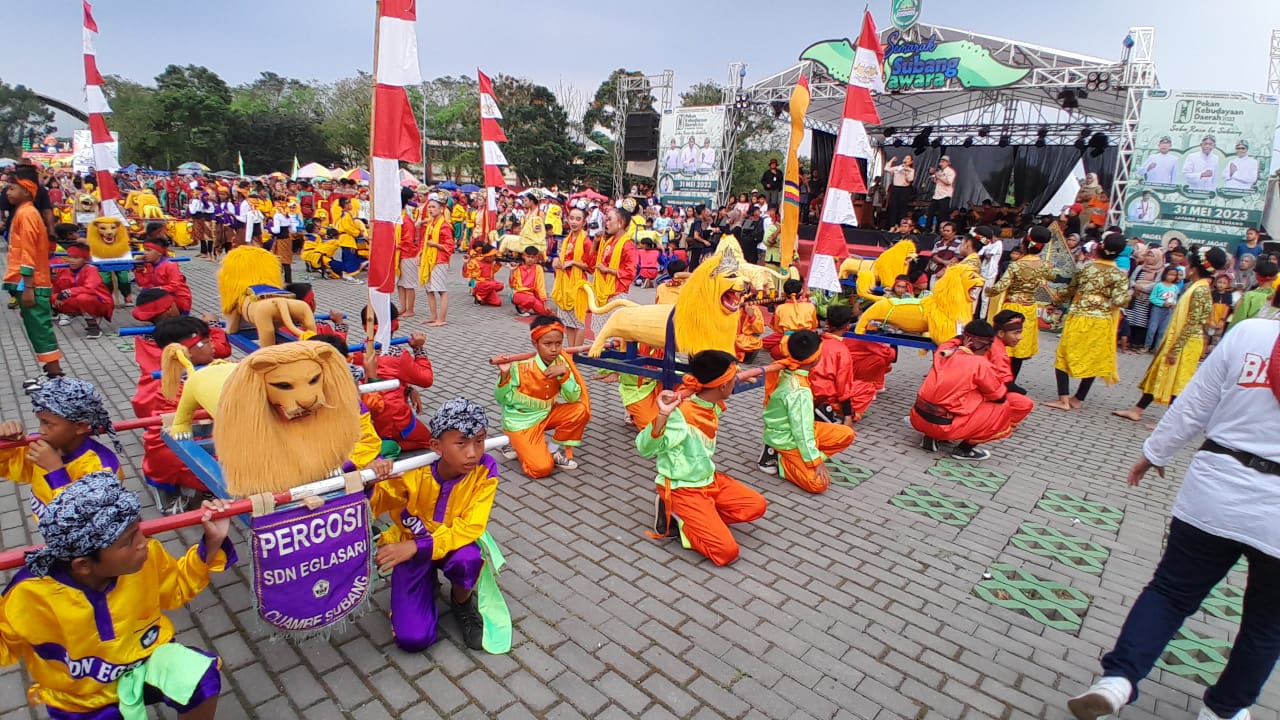 Pemkab Subang Resmikan Kesenian Sisingaan Sebagai Muatan Lokal Di Hari