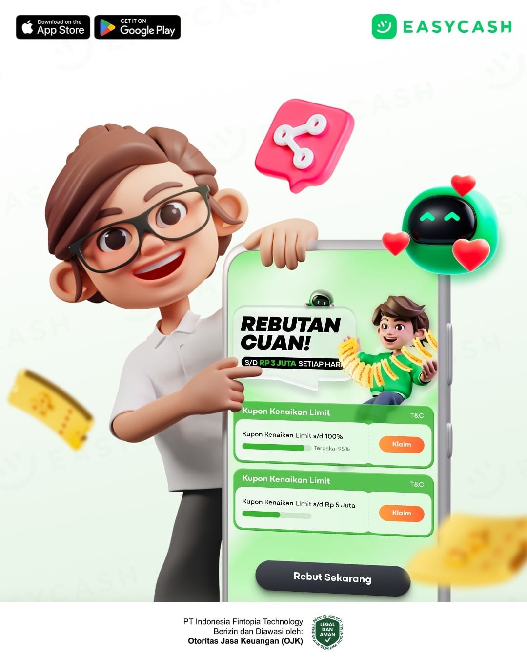 WOW! Begini 5 Cara Meningkatkan Limit Pinjaman di Easycash, Nomor 2 Sesuai Ketetapan