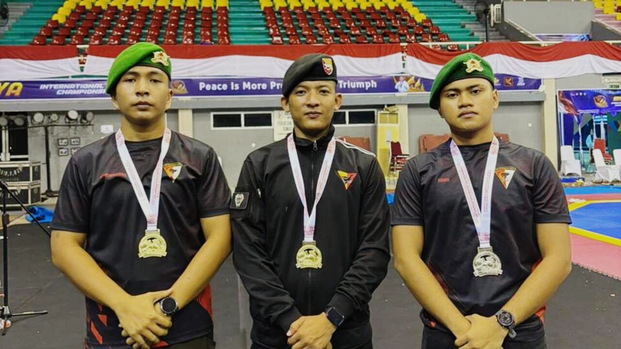 Pratu Gilang Saputra Raih Juara Internasional, Yonkav 5/DPC Harumkan Nama TNI AD