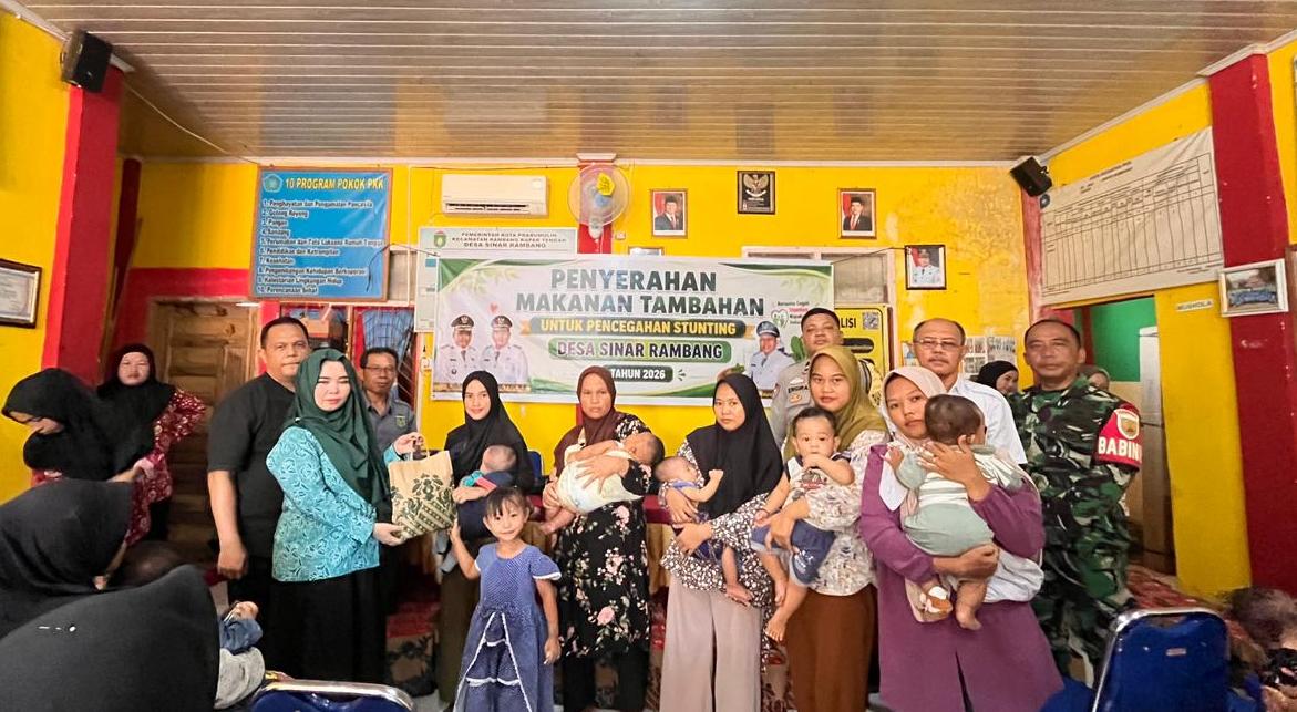 Gerak Cepat Lawan Stunting, 72 Balita di Sinar Rambang Terima PMT