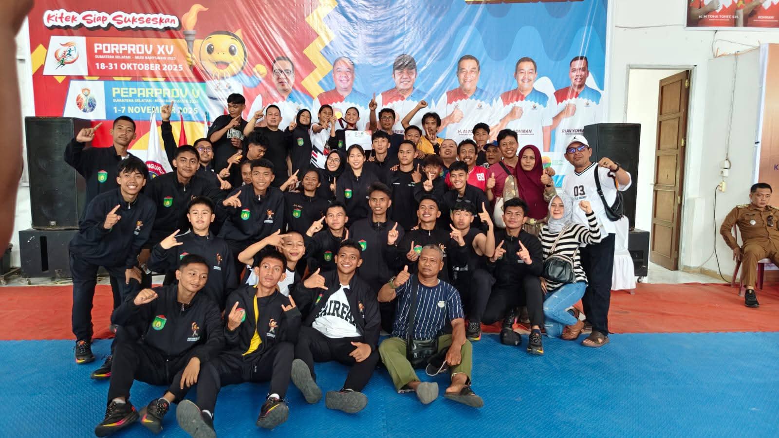 Kick Boxing Prabumulih Berjaya di Porprov Sumsel XV 2025, Bawa Pulang 6 Medali