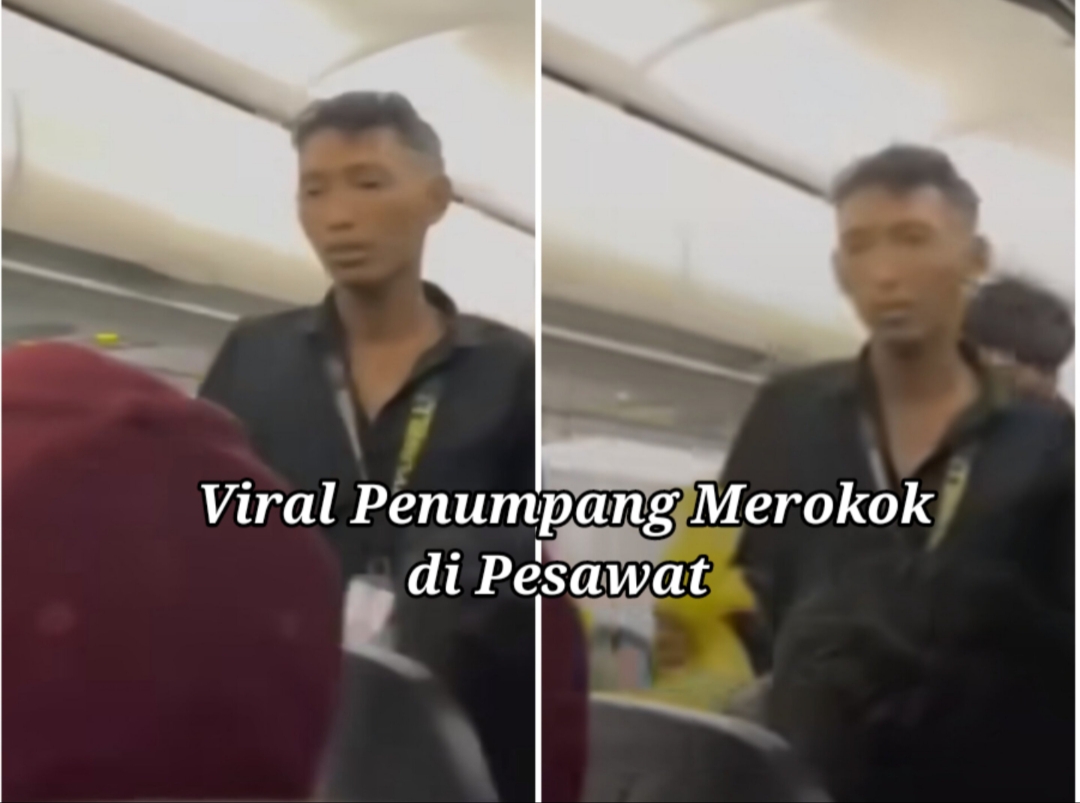 Viral Penumpang Citilink Rute Batam - Surabaya Merokok di Pesawat, Netizen: Kok Bisa Korek Apinya Lolos