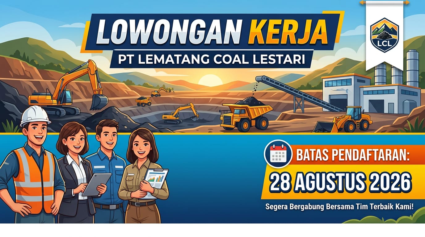 Buruan Daftar! PT Lematang Coal Lestari Buka Lowongan Kerja, Cek Syaratnya