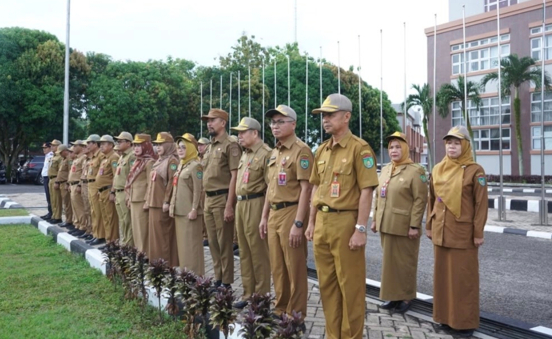 Pimpin Apel Mingguan, Sekda Prabumulih Tekankan Disiplin dan Pelayanan Prima ASN