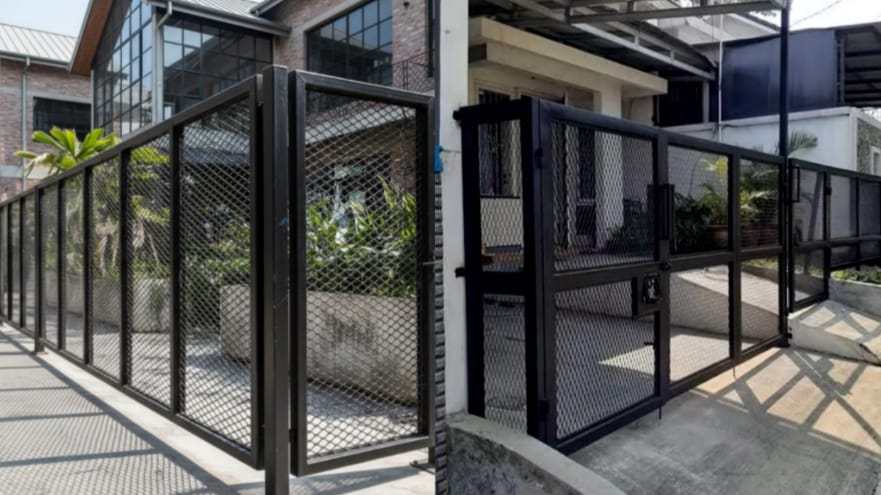 Model Pagar Industrial Minimalis Terbaru, Cocok untuk Rumah Modern