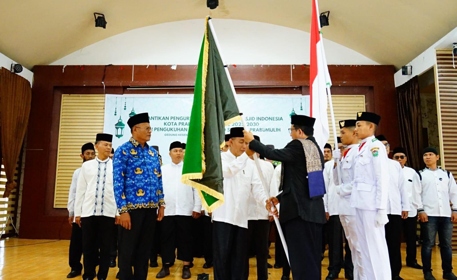 KH Zulkarnain Pimpin DMI Prabumulih 2025–2030, Wali Kota Arlan Hadiri Pelantikan