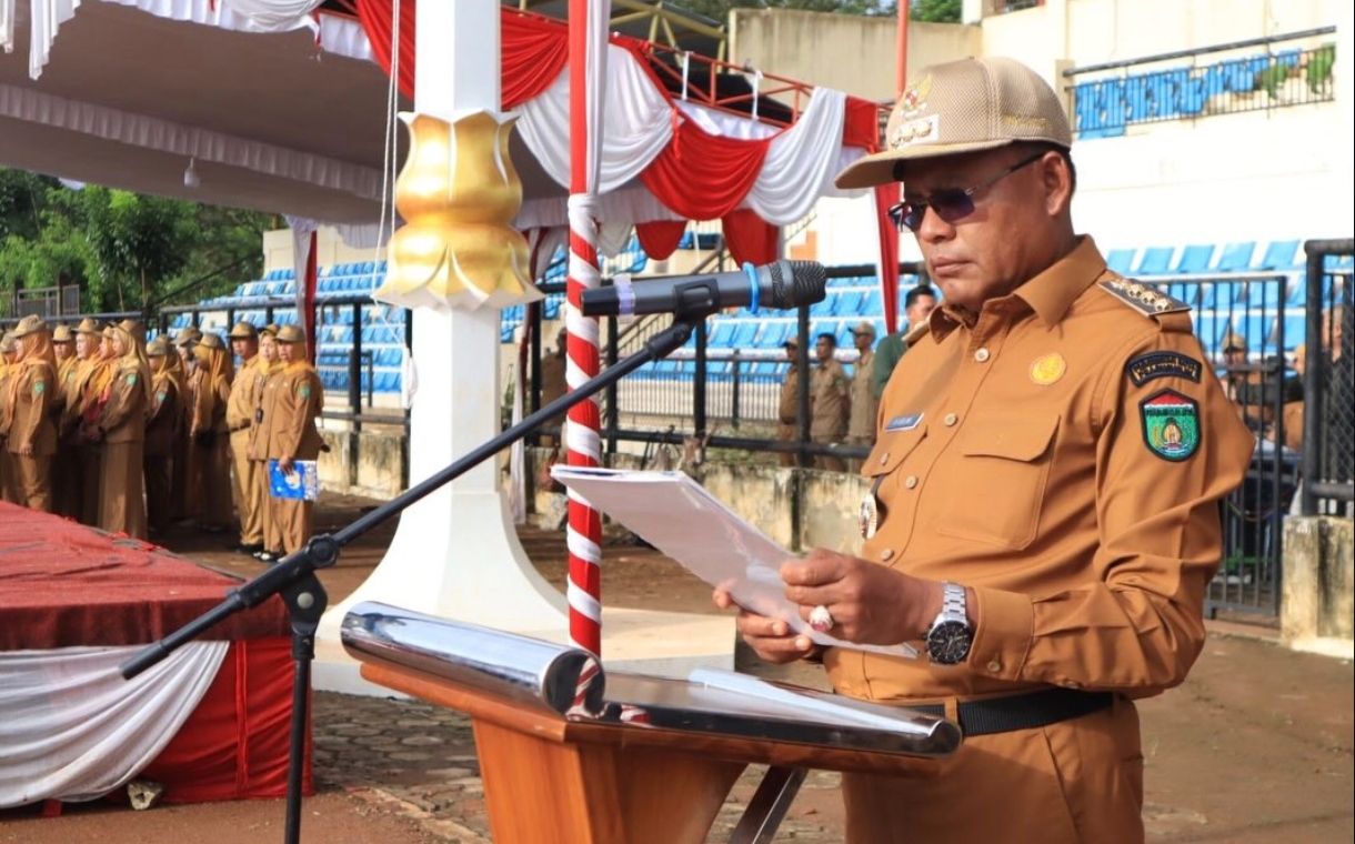 Wali Kota Prabumulih Tekankan Disiplin dan Profesionalisme ASN di Apel Bulanan