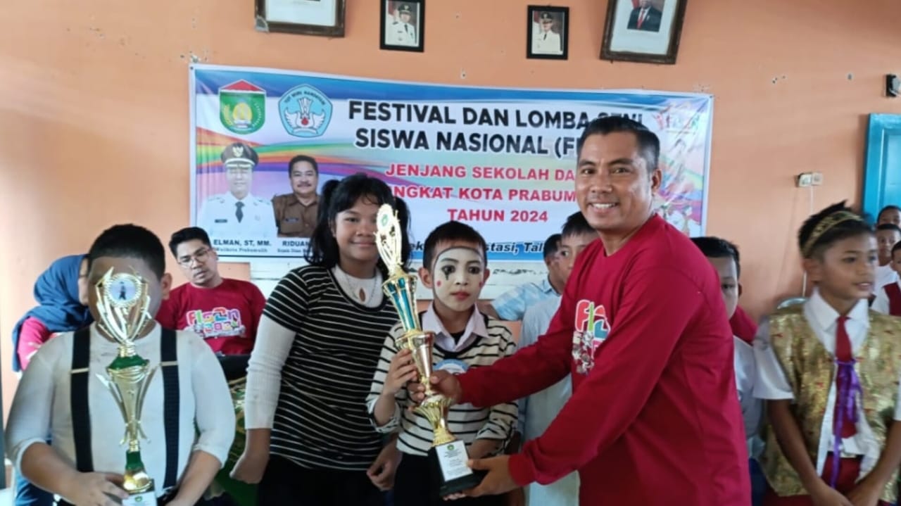 Torehkan Prestasi, SDN 39 Prabumulih Juara 3 Lomba Pantomim FLS2N Tingkat Kota