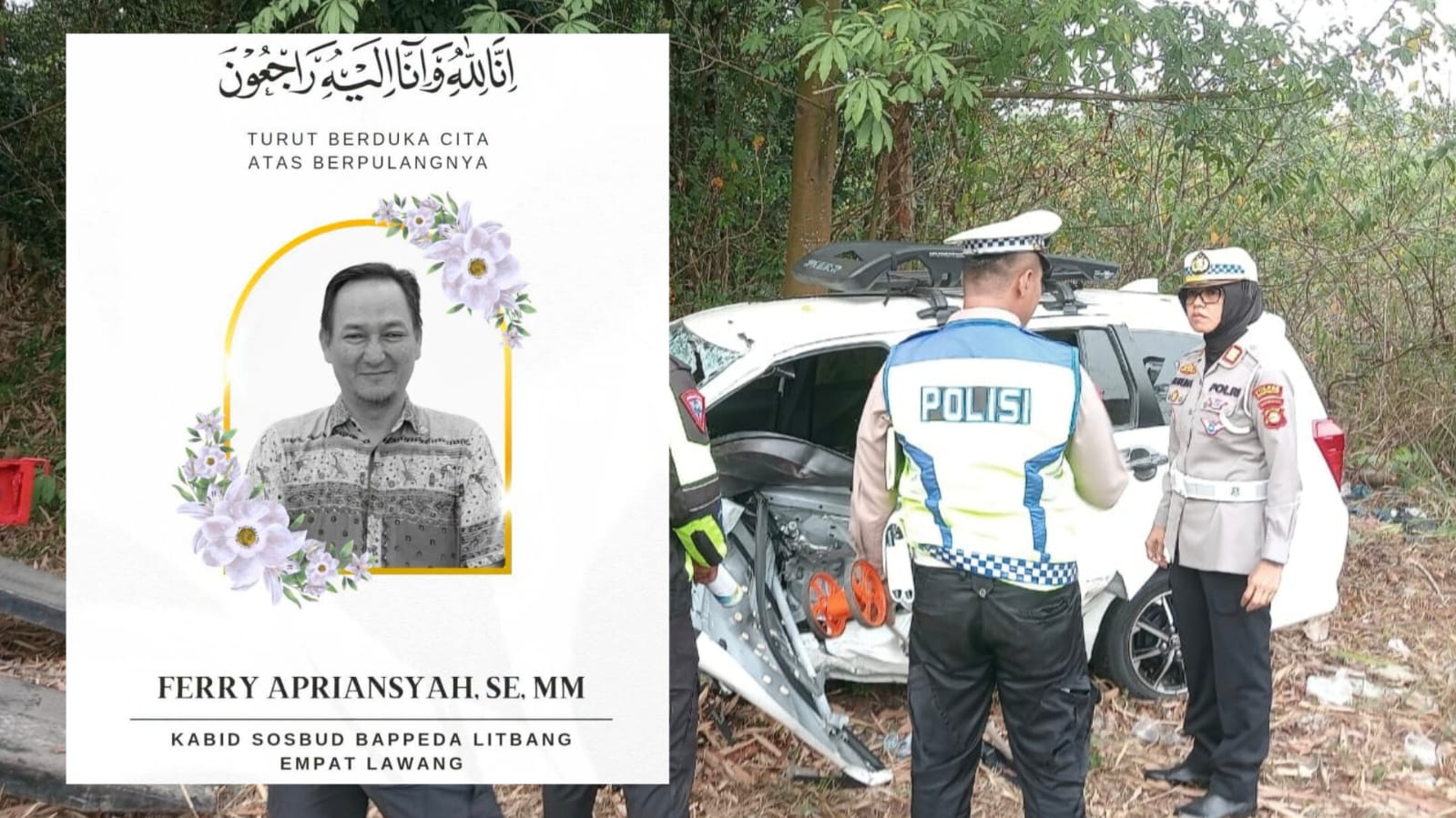 Renggut Nyawa Ayah Anak & Pejabat Bappeda Empat Lawang, Ini Kronologi Laka Truk BBM Vs Travel di Prabumulih