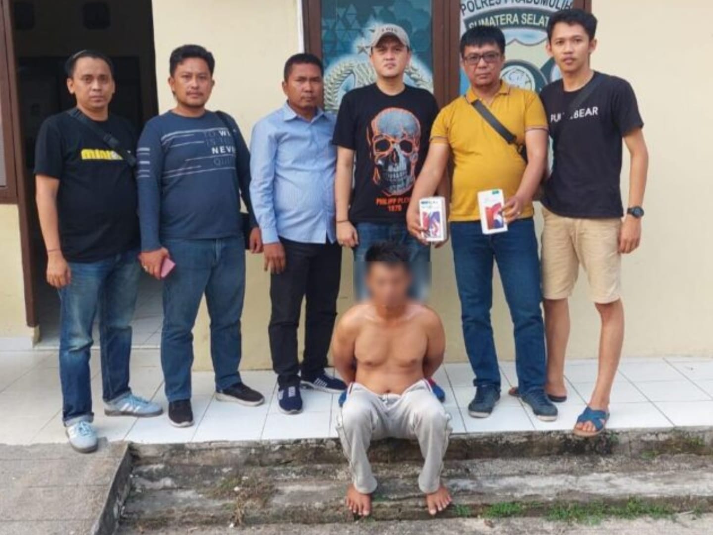 Curi Handphone Milik Tetangga, Seorang Residivis Narkoba di Prabumulih Masuk Penjara 