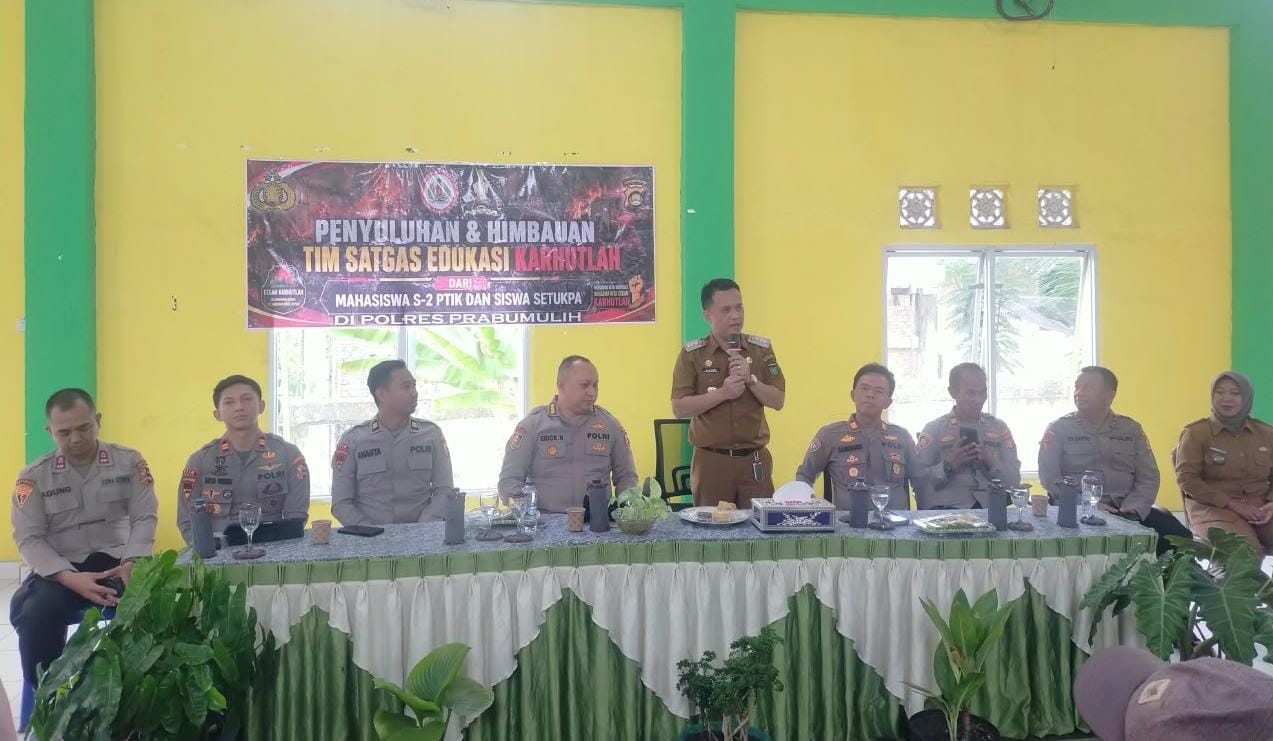 Satgas Edukasi Karhutla Sambangi Warga Sidogede, Ajak Masyarakat Cegah Kebakaran Lahan