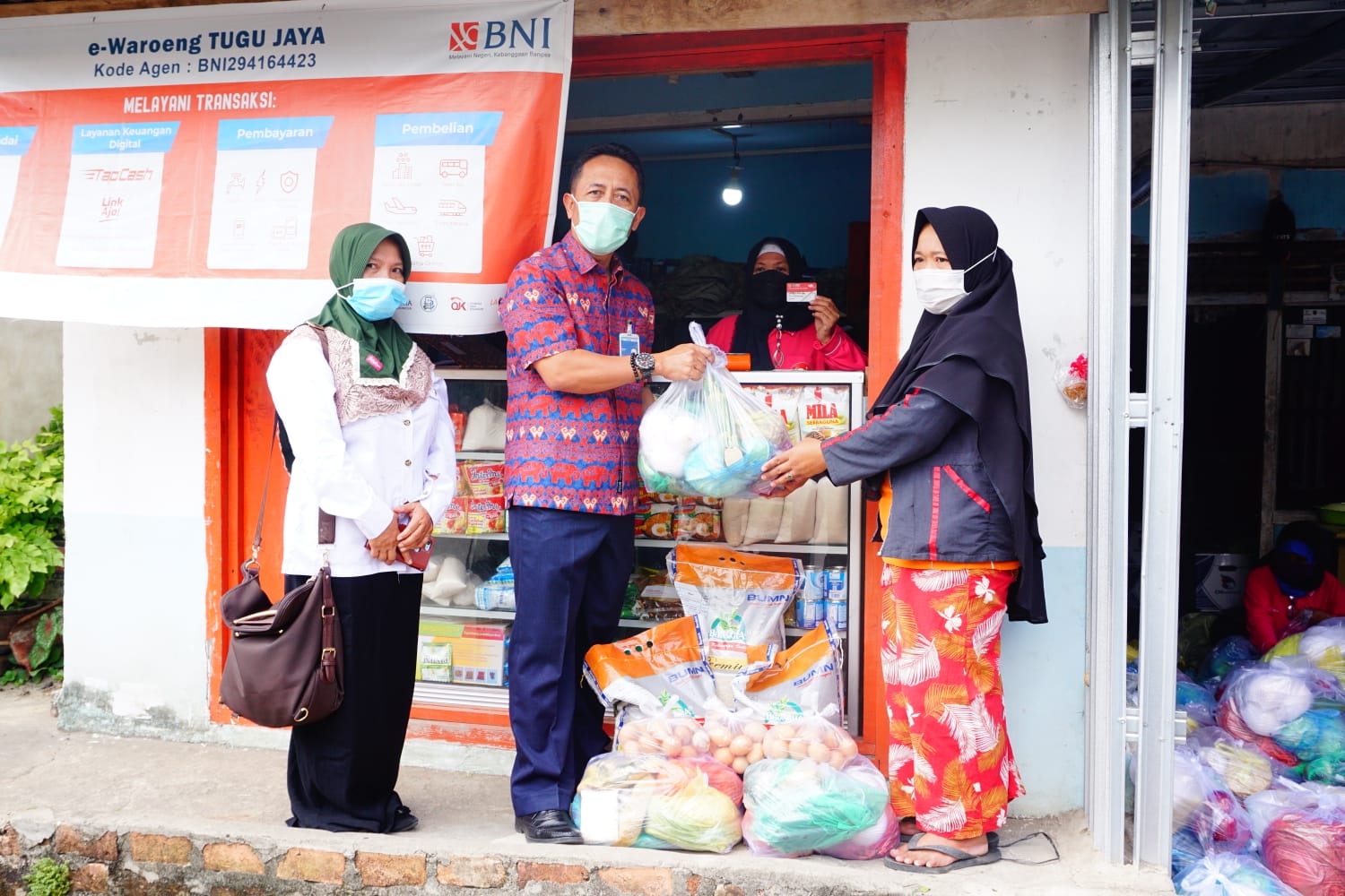 Bank BNI Prabumulih Dukung Program Bantuan Pangan Non Tunai