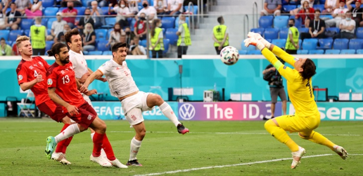 Menghadapi 10 Pemain Swiss, Spanyol Butuh Babak Adu Penalti untuk Lolos ke Semifinal