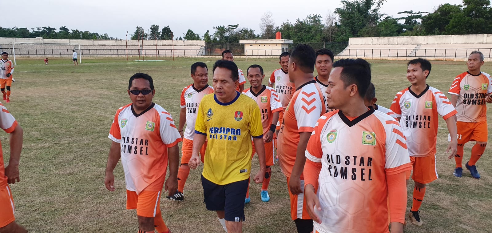 Persipra Allstar Lawan Old Sumsel Berlangsung Seru, Skor Imbang