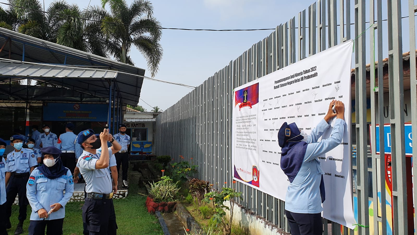 Pegawai Rutan Prabumulih Tandatangani Janji Kinerja