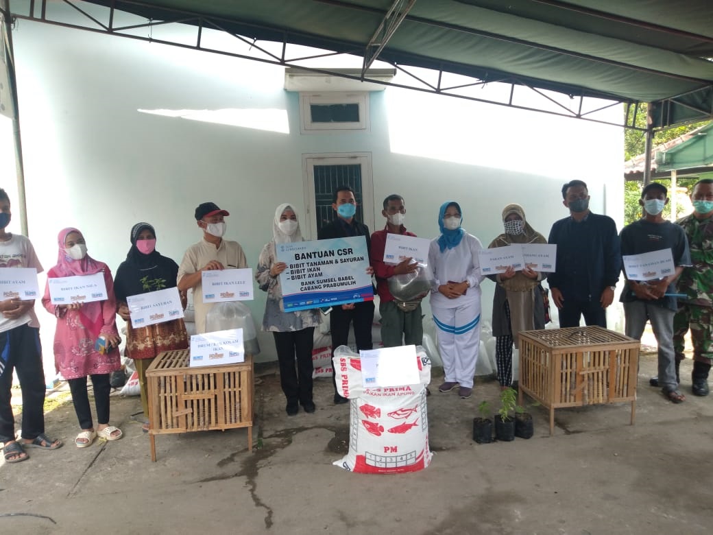 Dukung Sumsel Mandiri Pangan, BSB Salurkan CSR untuk Warga Wonosari