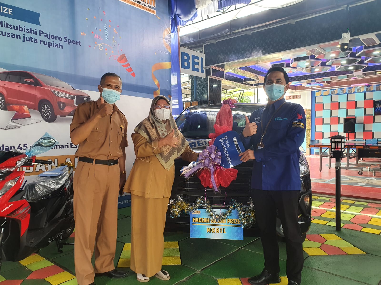 Nasabah BSB Prabumulih, Bawa Pulang Mobil Innova