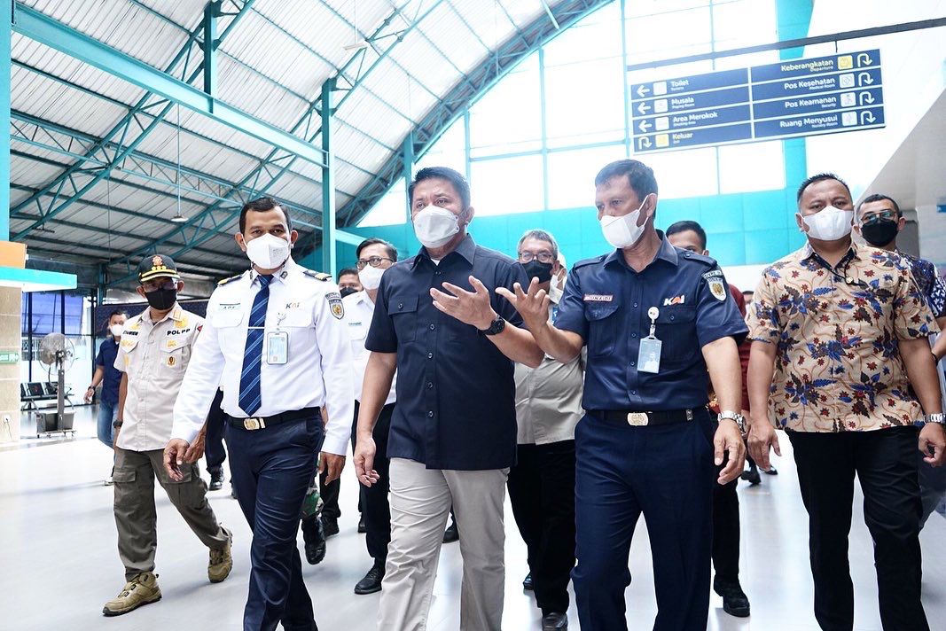 Pastikan Kesiapan Stasiun KA Kertapati Palembang