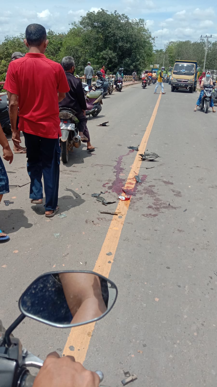 Diduga Tabrak Lari, Kepsek SD Jungai Meninggal Dunia Laka