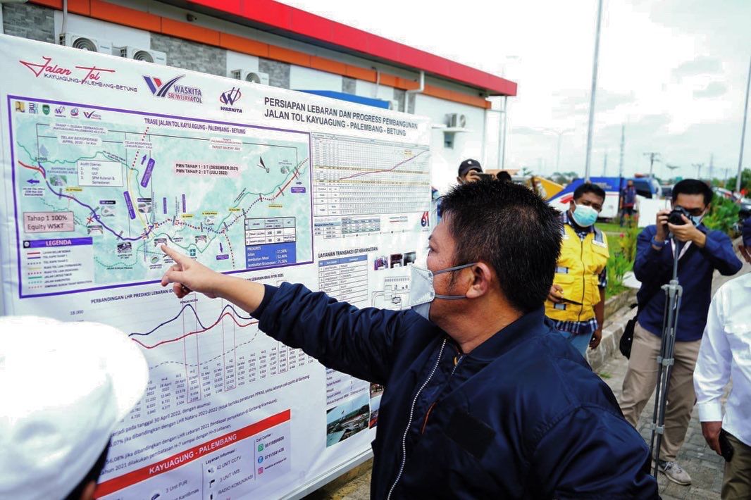 Target 2023 Jalan Tol Kapal-Betung Beroperasi