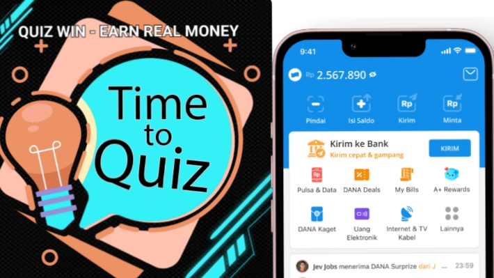 Main Kuis, Dapat Uang! Temukan Cara Mudah Menghasilkan saldo DANA dengan Quiz Win