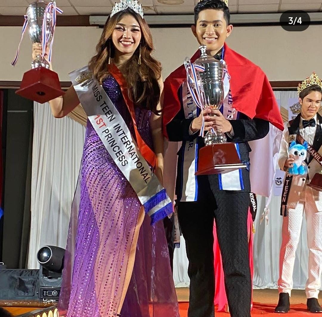 Si Cantik asal Subang Aura Rida Putri Menjadi 1st Princess Miss Teen International 2023