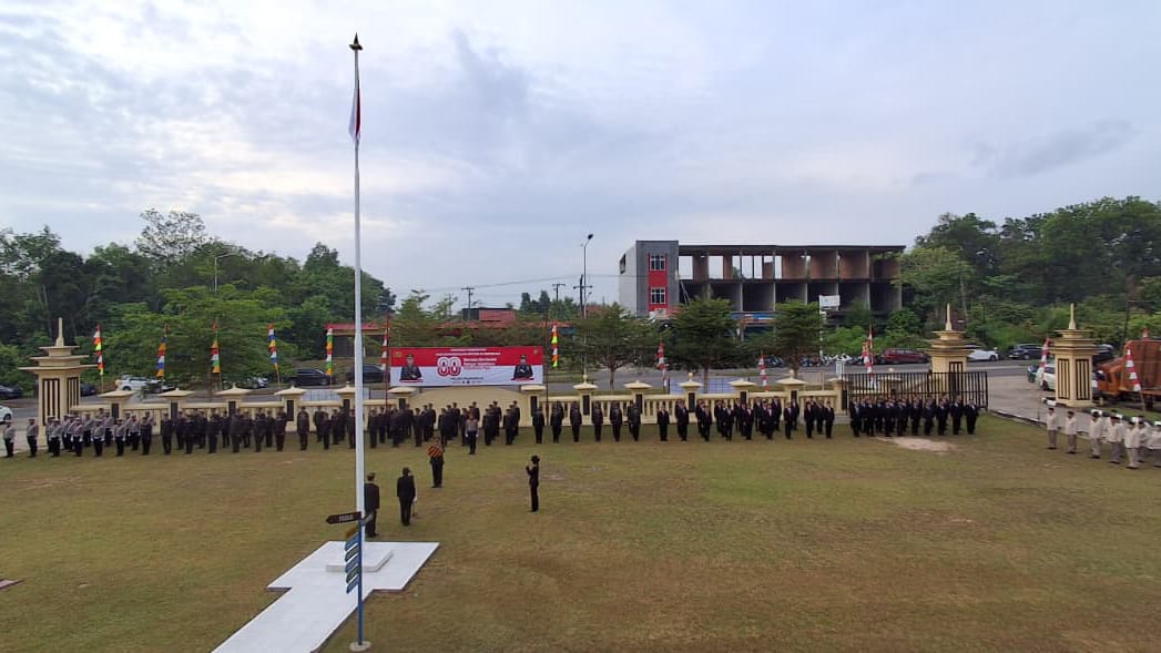 Polres Prabumulih Gelar Upacara HUT ke-80 RI, Teguhkan Semangat Nasionalisme