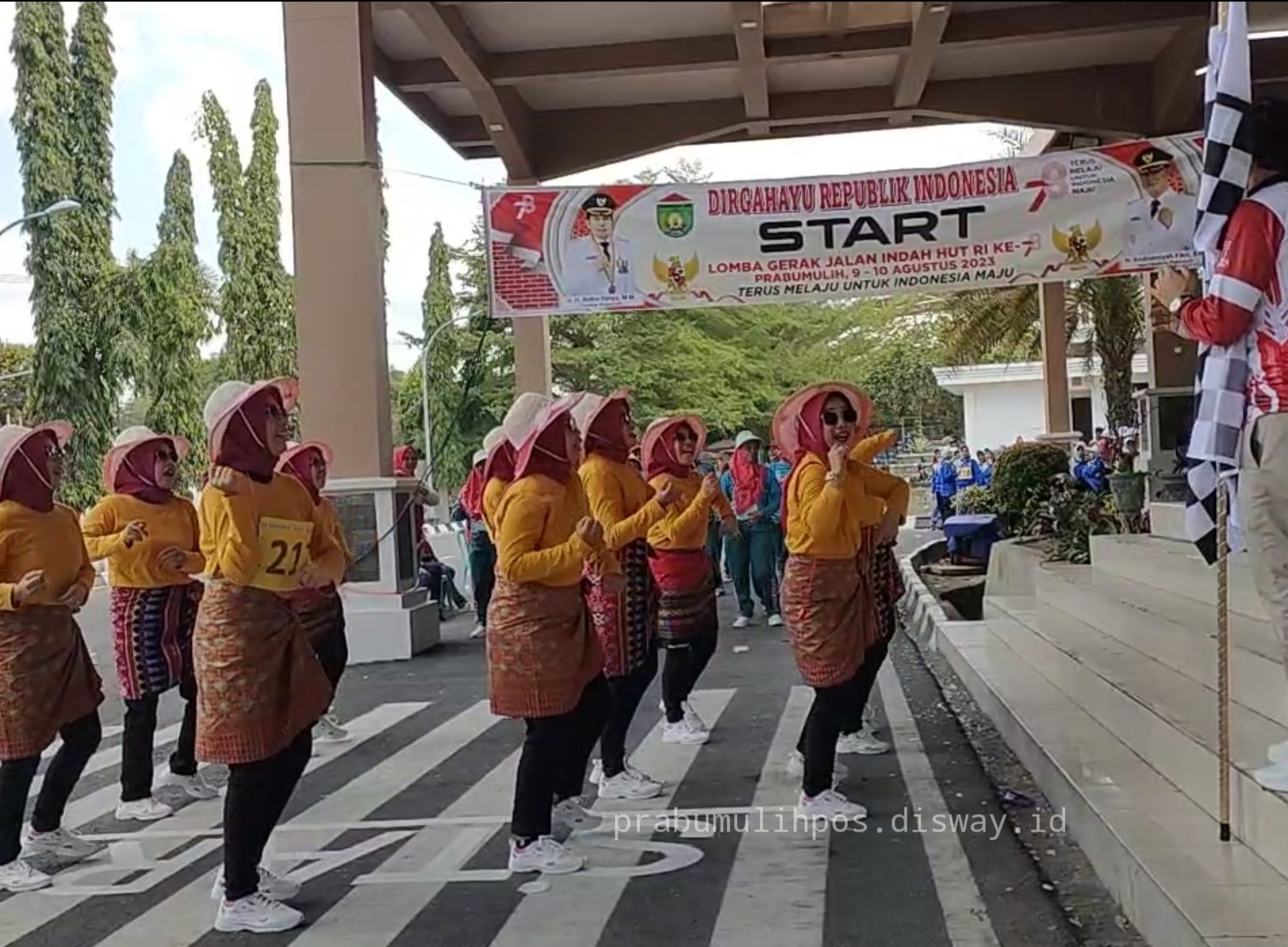 Lagu Viral Cikini Gondangdia Dominasi Yel - yel Gerak Jalan Prabumulih, Berikut Liriknya 