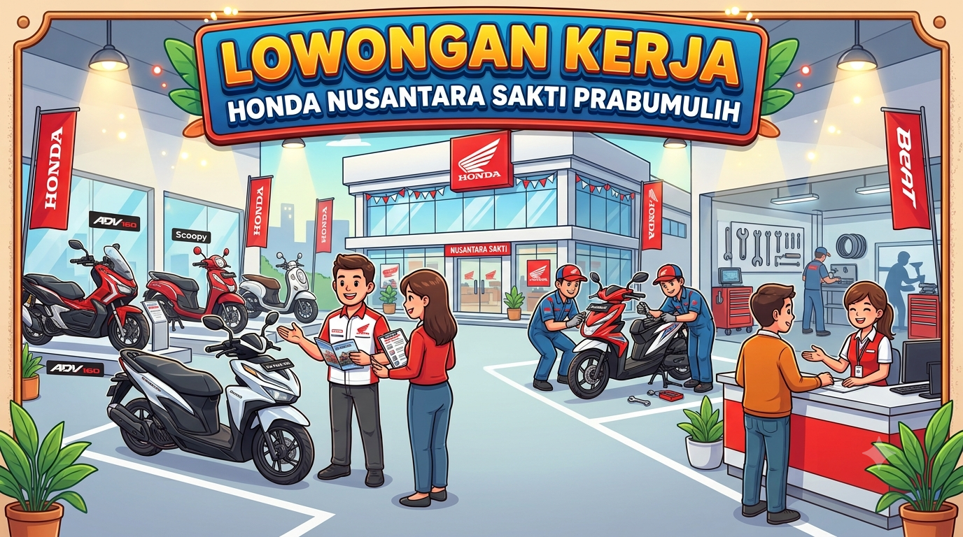 Honda Nusantara Sakti Buka 2 Posisi Sales, Simak Syarat dan Cara Daftarnya