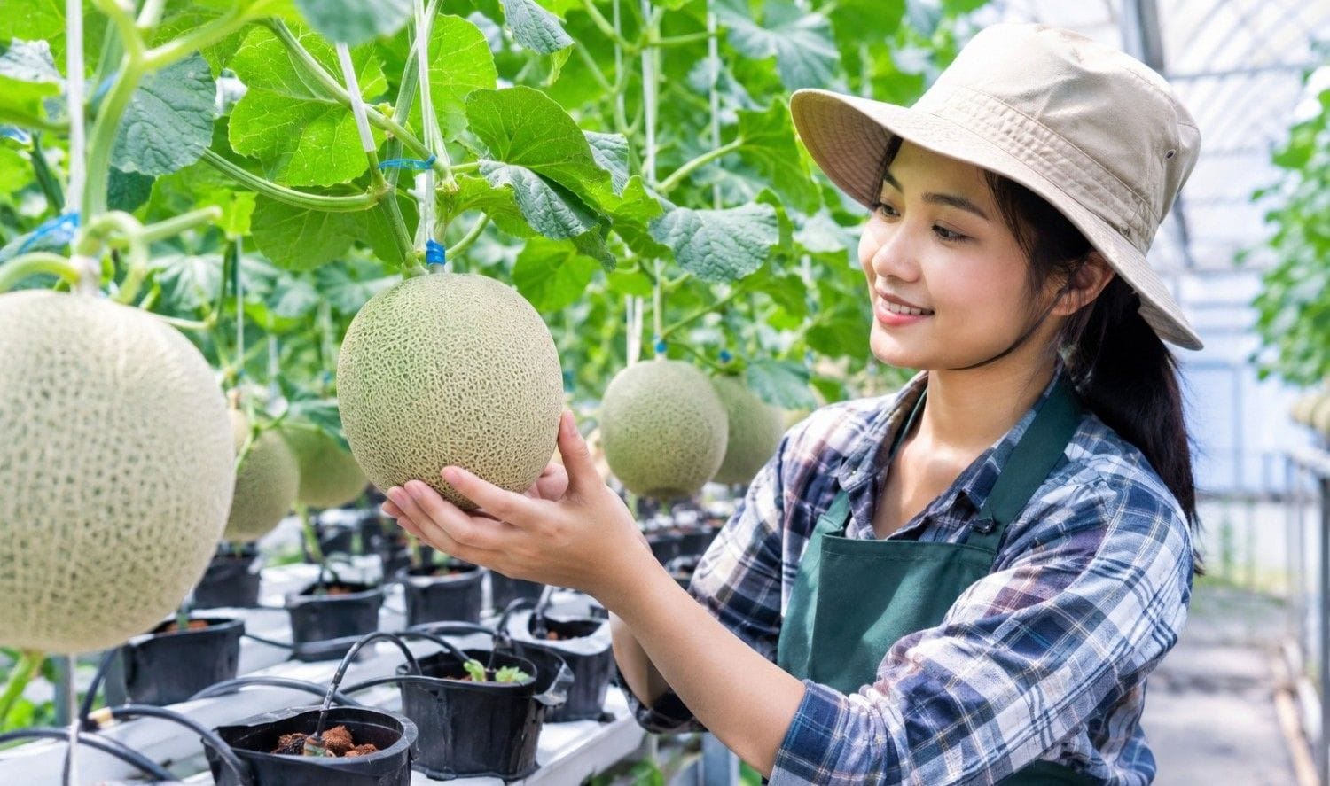 Melon Bisa Ditanam di Lahan Sempit? Ini Panduan Budidaya Hidroponik dari Bibit hingga Panen