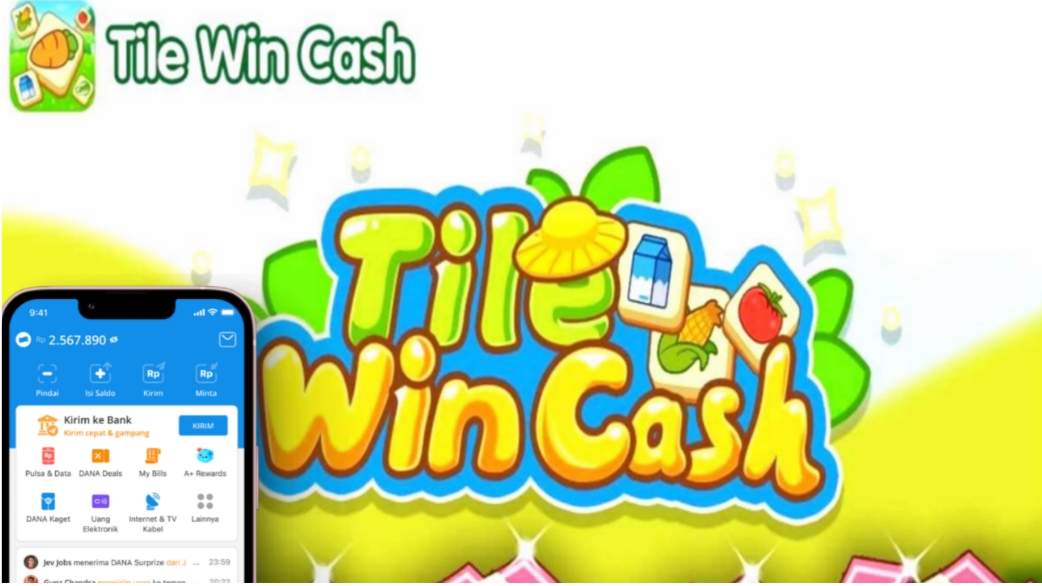 Tile Win Cash, Game Puzzle Penghasil Saldo DANA yang Lagi Viral