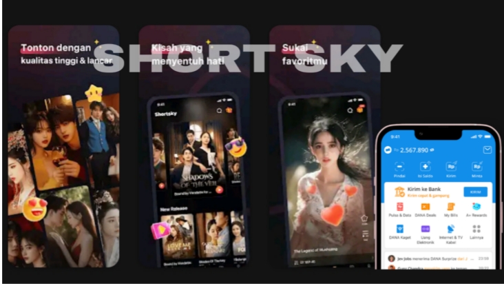 Cara Dapat Saldo DANA Gratis dari Aplikasi Short Sky, Gampang Banget!