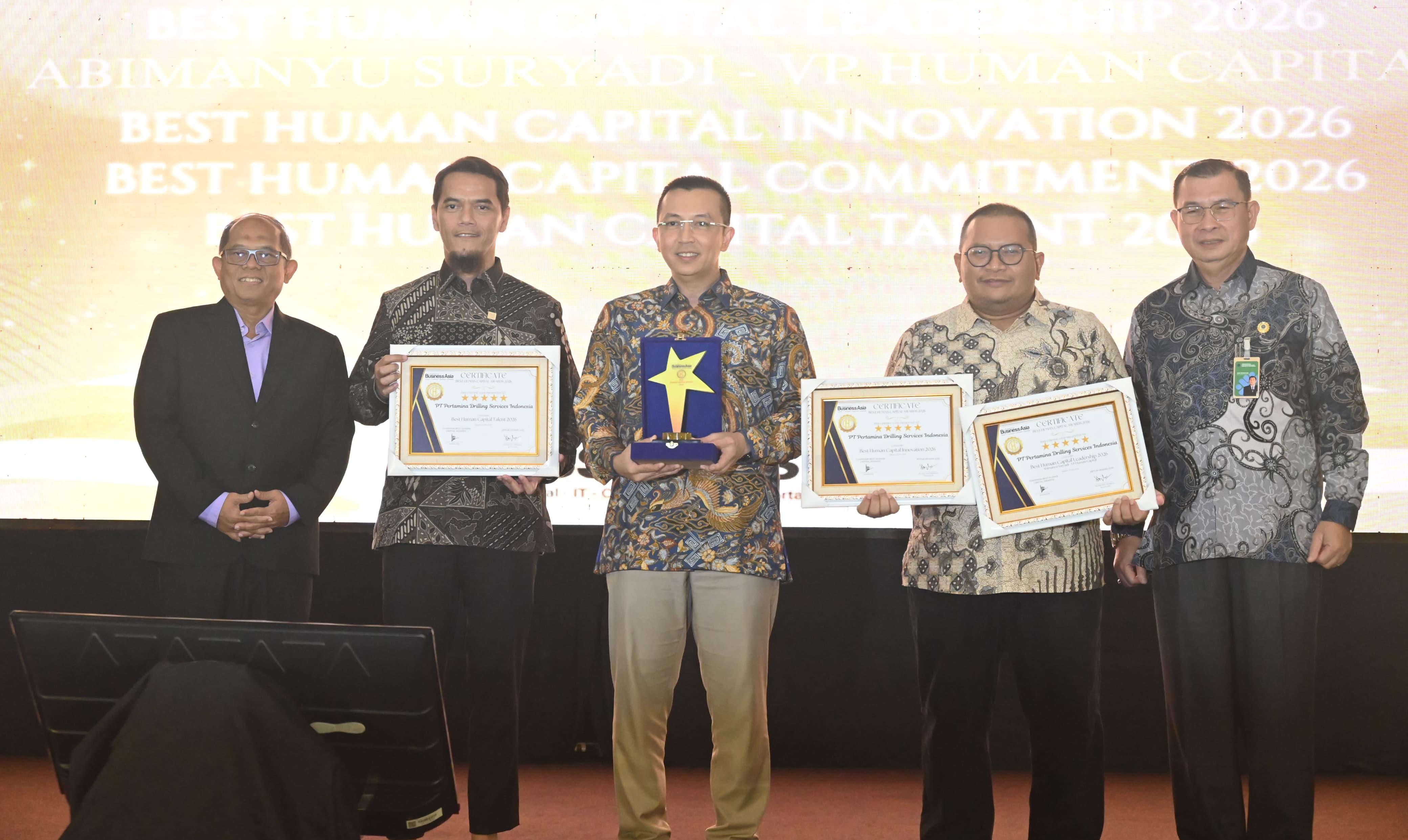 Pertamina Drilling Raih 5 Penghargaan Bergengsi di Best Human Capital Awards 2026