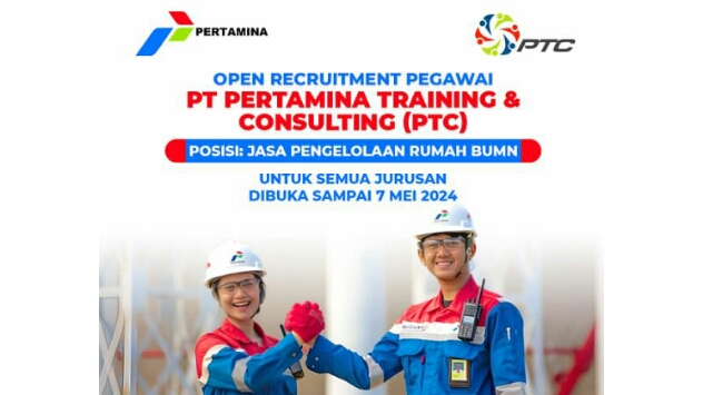 PT Pertamina Training & Consulting Buka Lowongan Sarjana, Cek Posisi dan Syaratnya