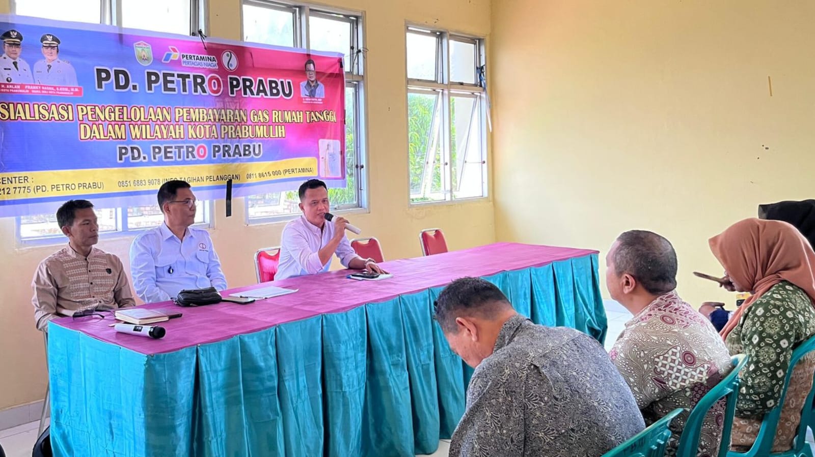 Sosialisasi Pembayaran Gas Kota, Warga Prabumulih Utara Diberi Pemahaman Baru
