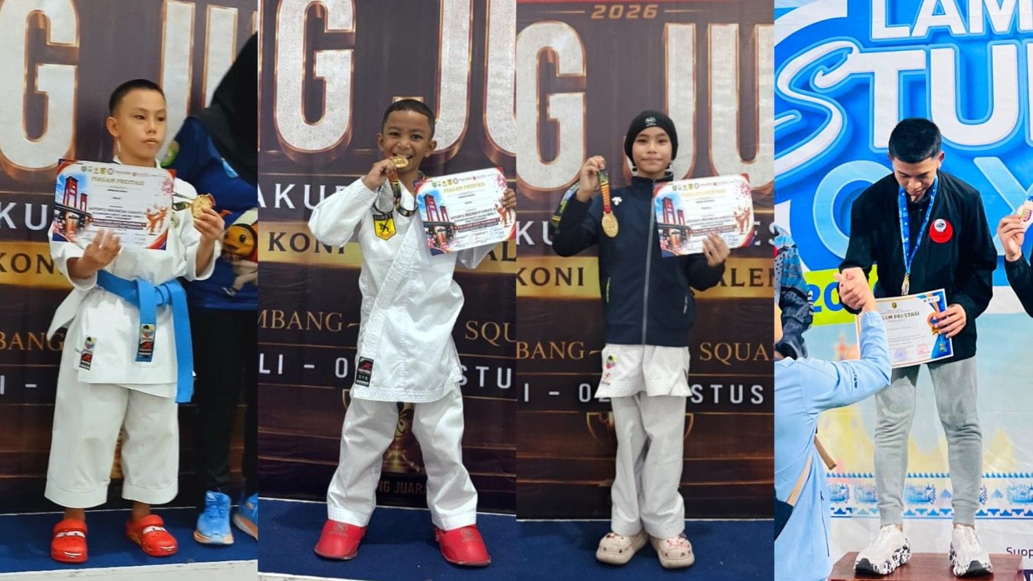 Dojo Prabujaya Kembali Bersinar, Boyong 3 Emas dan 1 Perunggu dari Dua Kejuaraan