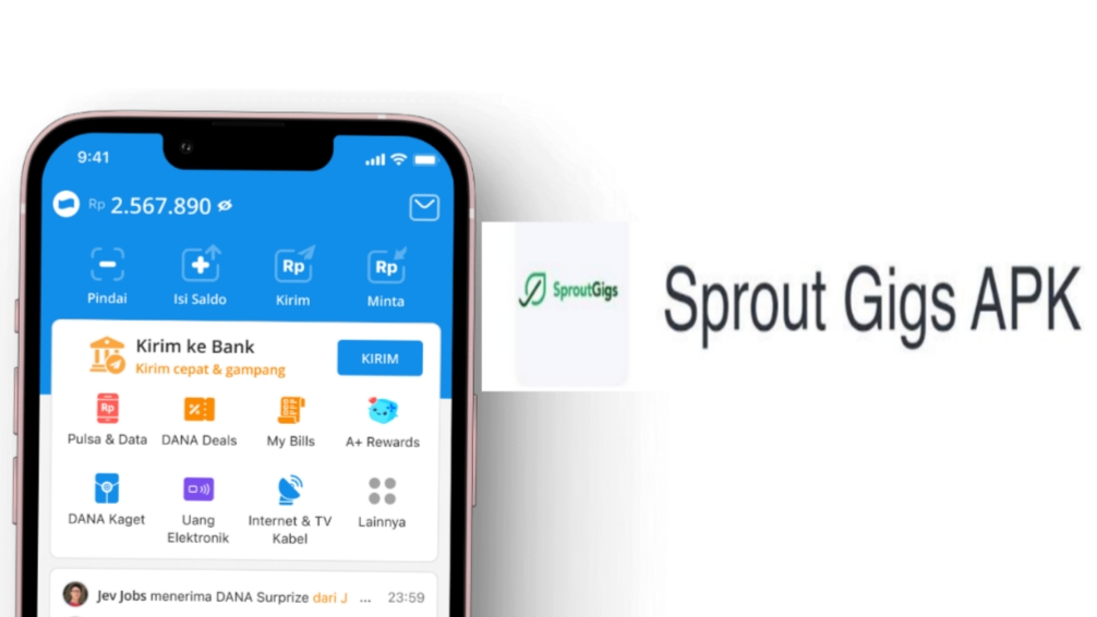 Coba Aplikasi Penghasil Saldo DANA ini, Hanya dengan Menonton Video di SproutGigs