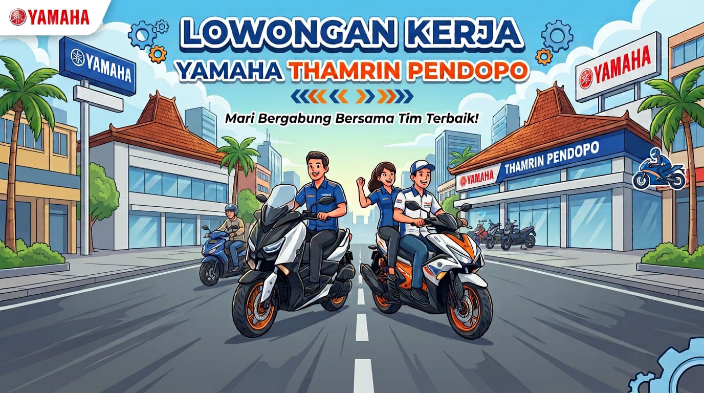 Yamaha Thamrin Pendopo Cari Sales Consultant, Cek Syarat dan Cara Melamarnya