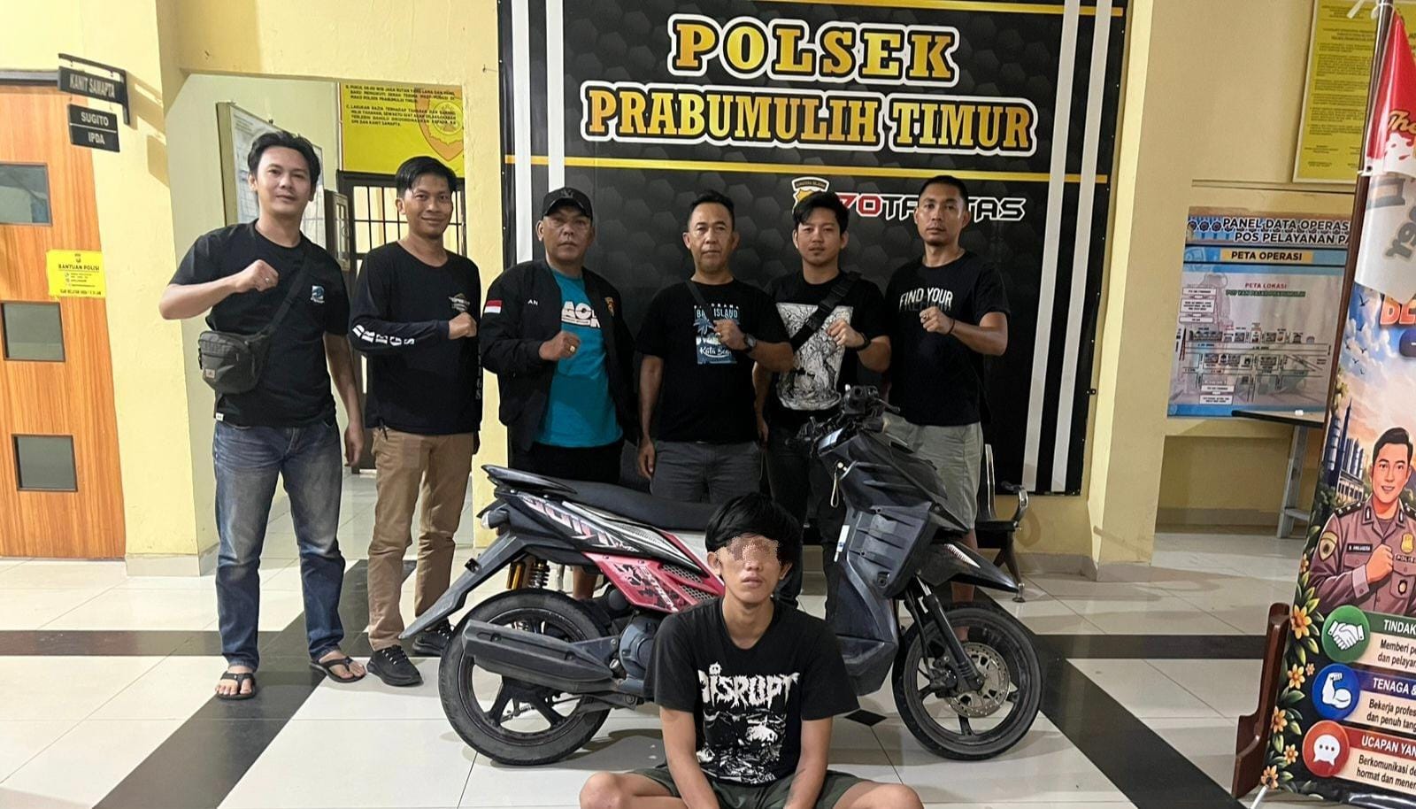 Polsek Prabumulih Timur Ungkap Penggelapan Motor, Pria 22 Tahun Diamankan