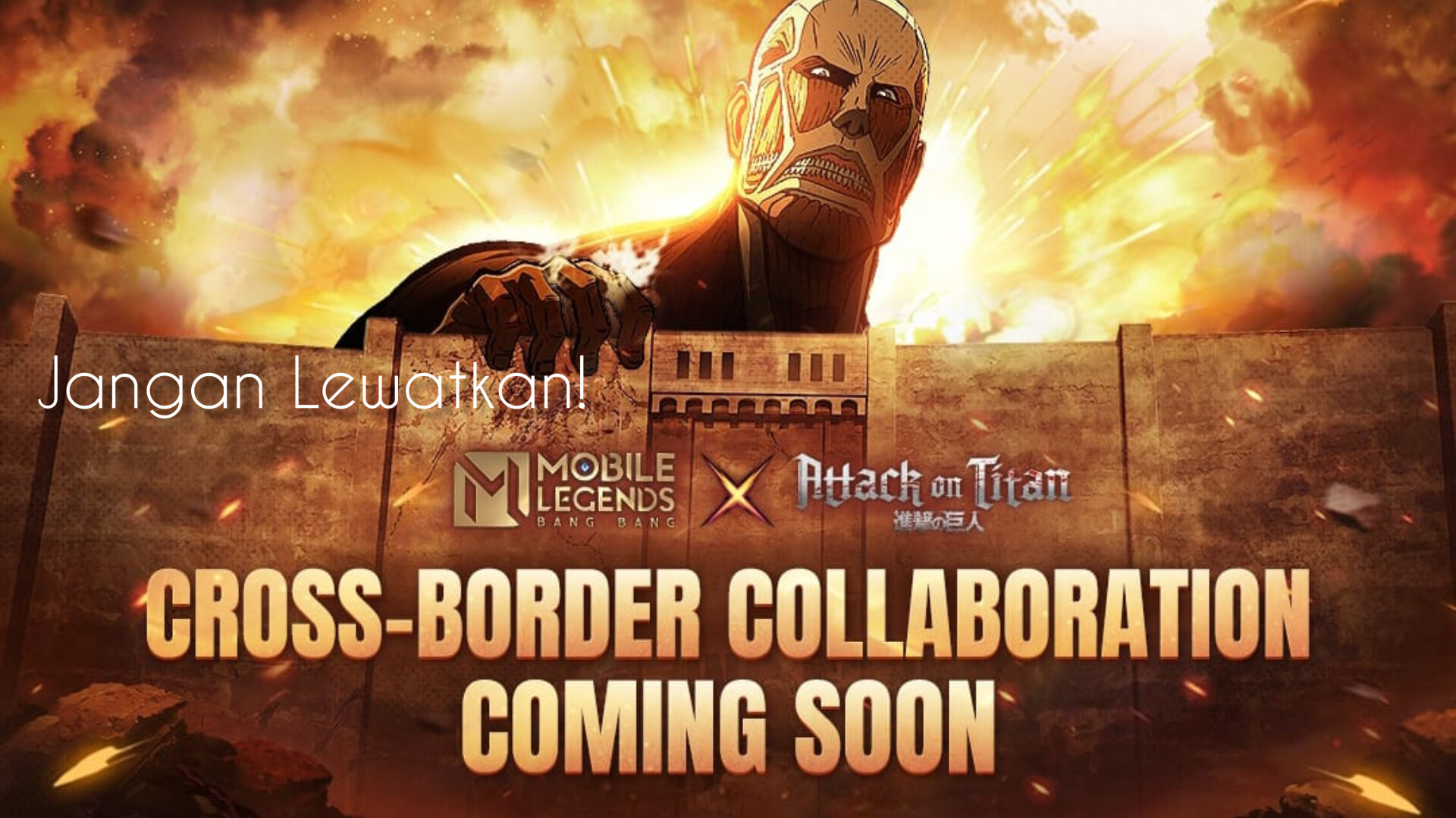 Dijamin Seru! MLBB Bakal Collab dengan Attack On Titan 