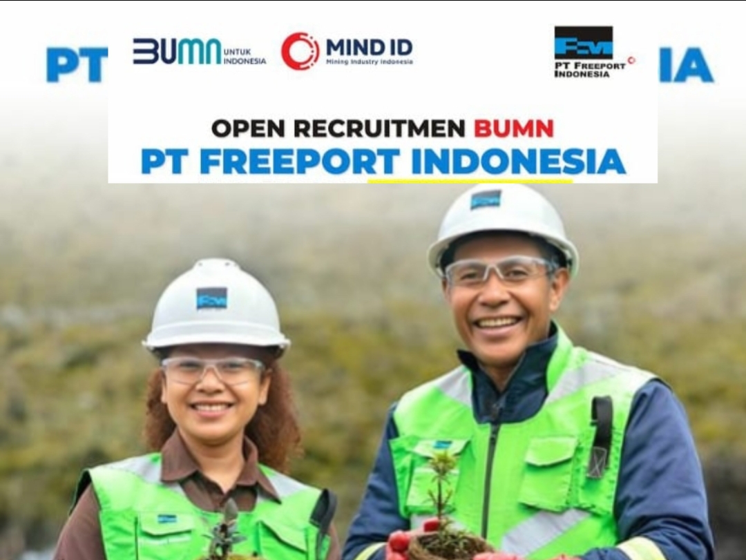 Lowongan Kerja PT Freeport Indonesia, Buka 4 Posisi! Ini Persyaratan dan Penempatan