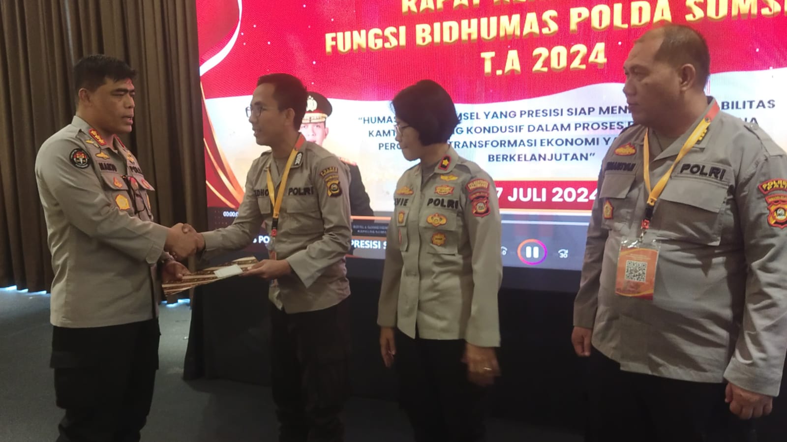 BRAVO! Si Humas Polres Prabumulih Sabet Penghargaan Bergengsi dari Bidang Humas Polda Sumsel