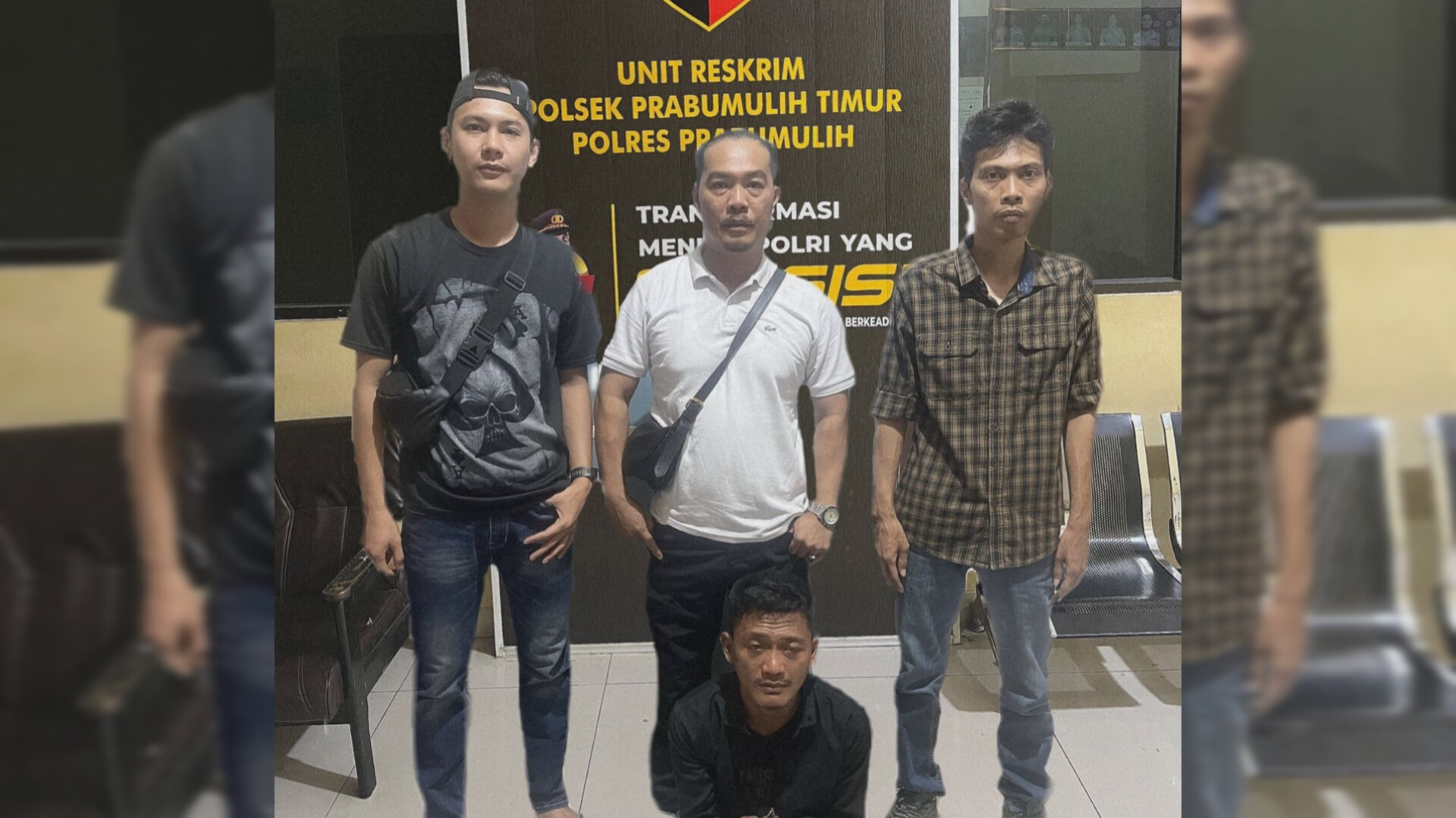 Detik-Detik Penangkapan Pelaku Pencurian Motor di Prabumulih