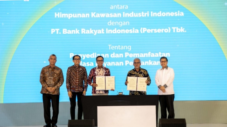 Dorong Pertumbuhan Ekonomi dan Optimalisasi Kawasan Industri, BRI Jalin Kerja Sama dengan HKI