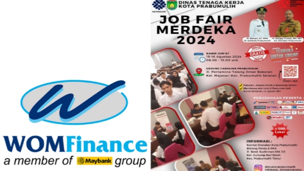 Job Fair Merdeka 2024, Wom Finance Buka Lowongan 4 Posisi, Cek Syaratnya...