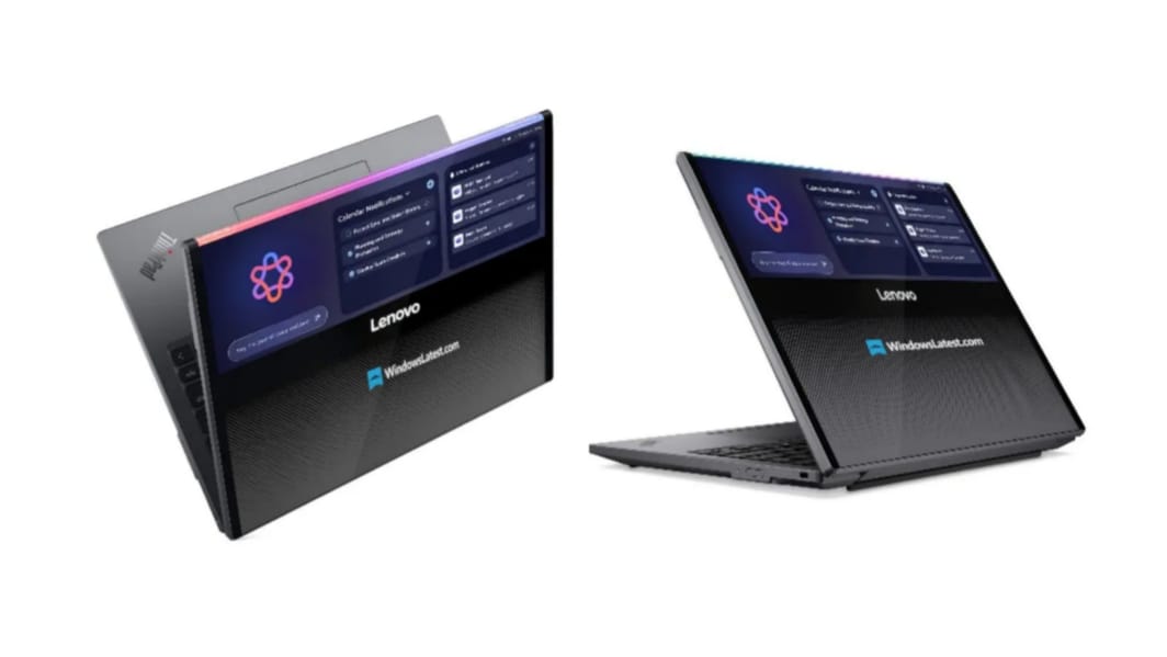 Lenovo Perkenalkan ThinkPad Rollable XD, Laptop Layar Gulung di CES 2026