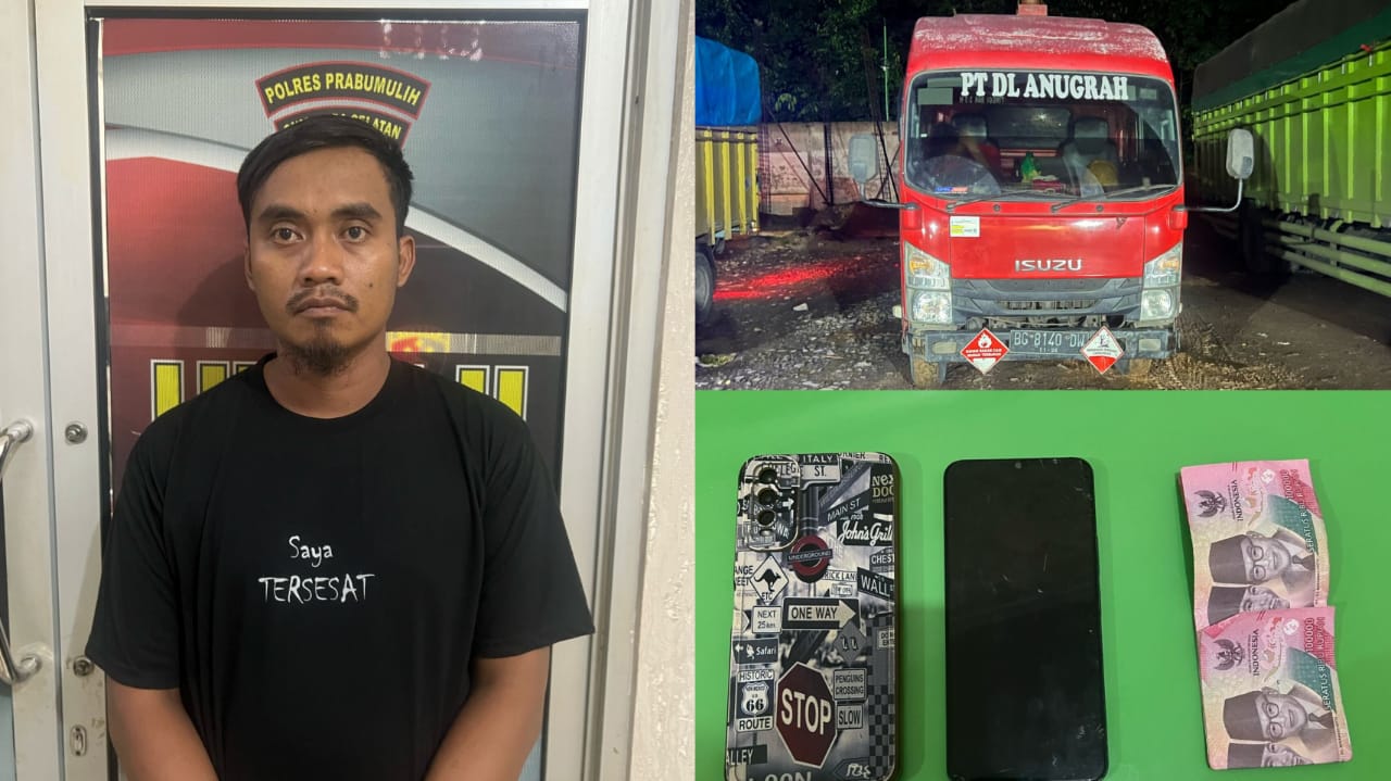 Polisi Amankan Sopir Tangki yang Tertangkap Oplos 5000 Liter BBM Pertamax