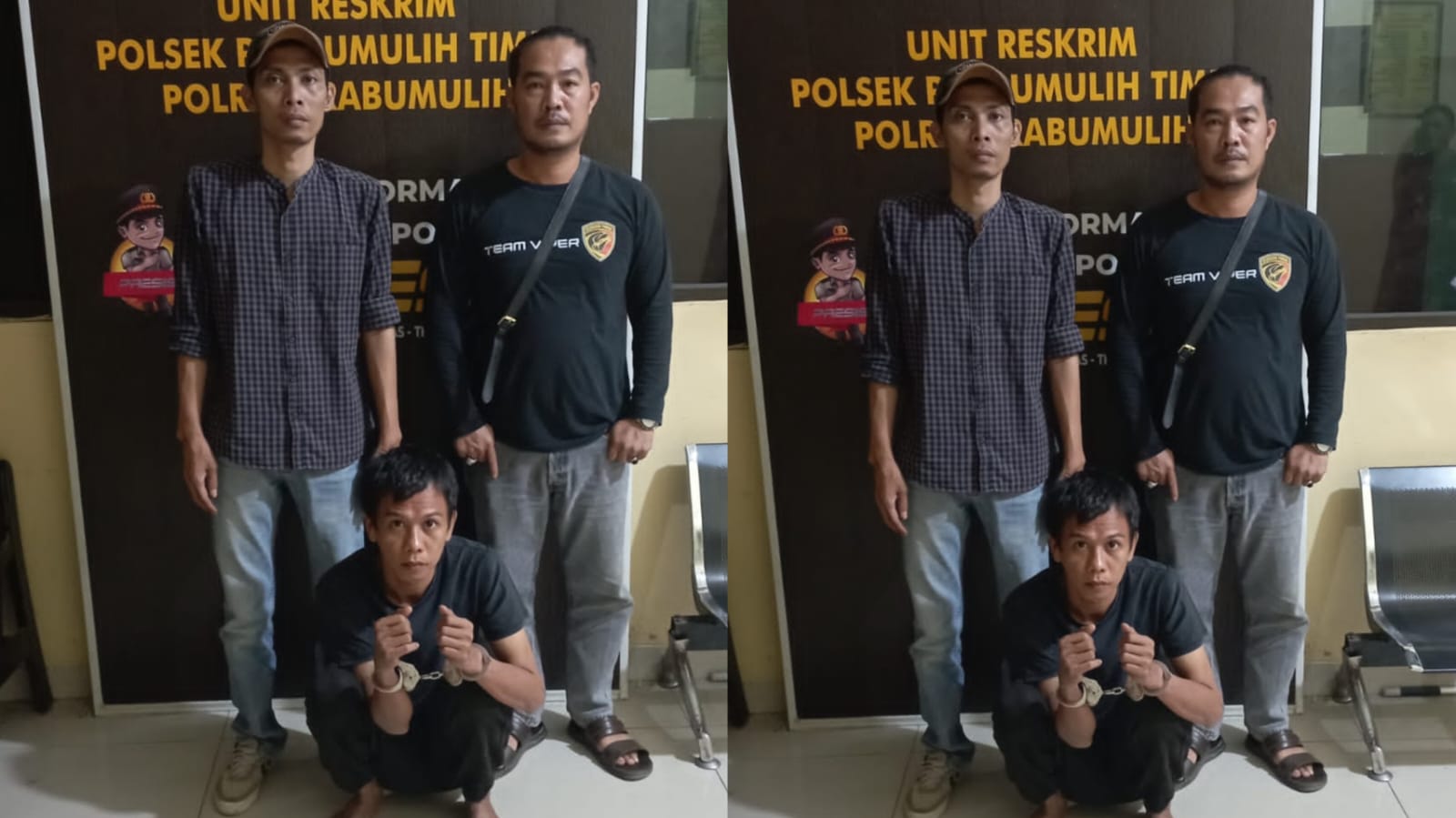 Pelaku Pencurian Sepeda Motor di Depan Toko Ebit Prabumulih Ditangkap Tim Singo Timur