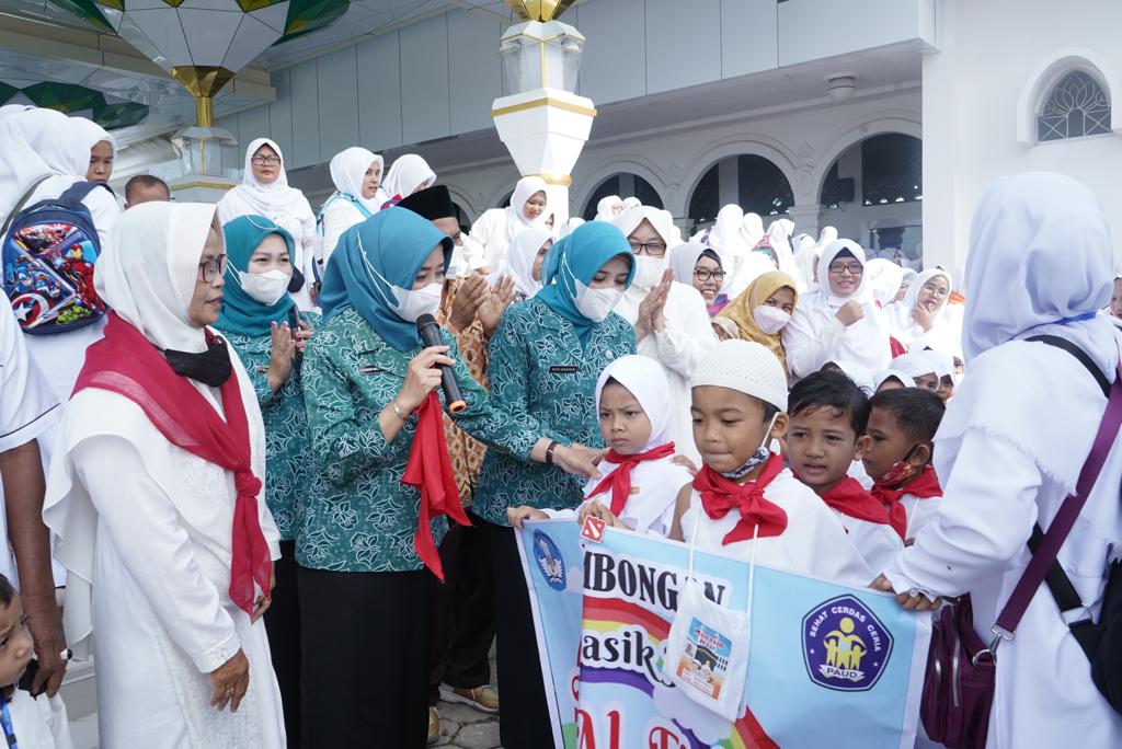 Bunda PAUD Prabumulih Dukung Gerakan Transisi PAUD ke SD Menyenangkan