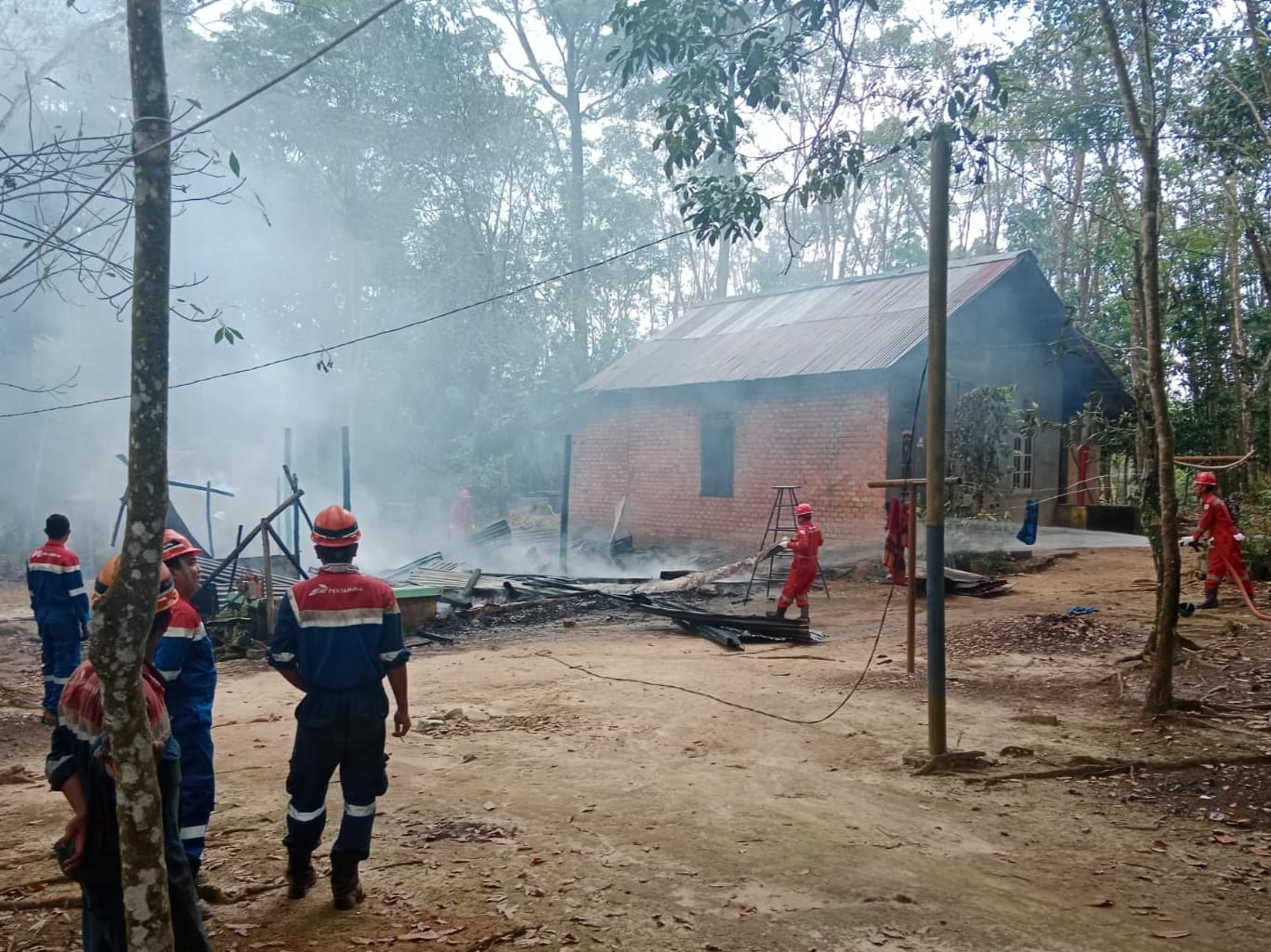 Ini Kronologi Eko Pebrianto Sekuriti PT EPE Tersambar Petir 